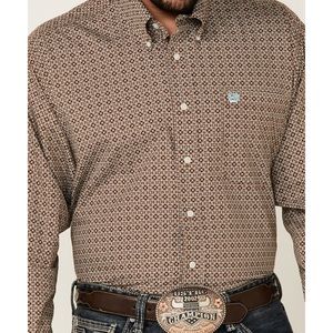 NWT Men’s Large CINCH Button Up